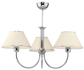 Jupiter 1579 - BG 3 CH - Lampadario a sospensione con supporto rigido BEGAMO 3xE27/60W