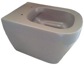 Vaso WC filomuro OLYMPIA CERAMICA tutto evo marrone, sedile escluso P 53 x L 36 x H 42.5 cm