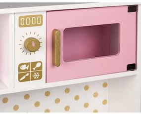 Janod - Cucina in legno con piano cottura a LED CANDY CHIC