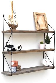 Mensola a muro 60x55 cm abete