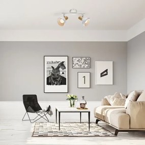 Rabalux 5944 - Faretto HOLLY 2xE14/40W/230V bianco