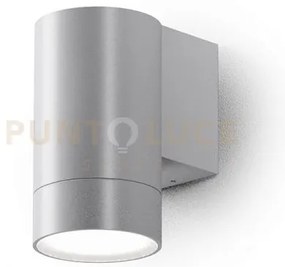 Ges1062- applique 1 luce attcaco gu10 colore grigio alluminio in al...