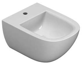 Globo Stockholm Bidet Sospeso Con Fissaggi in ceramica Bianco Lucido