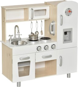 Cucina Giocattolo per Bambini 74x30x81 cm in Legno Bianca...