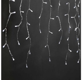 Nedis CLLC180C - Tenda LED Natale 180 LED/7 funzioni 10,9m IP44 bianco freddo