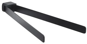 Gedy - Appendiabiti da parete girevole PIRENEI 36 cm nero opaco