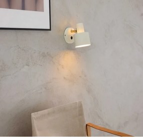 Halo Design 746873 - Faretto da parete VOGUE 1xE27/40W/230V crema/ottone