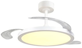 Plafoniera LED bianca Kasfjord – Trio