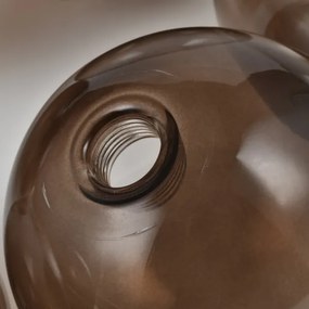 Brilagi - Vetro di ricambio per lampadario, applique e lampada MISTEL, MILLA Ø 15 cm, marrone