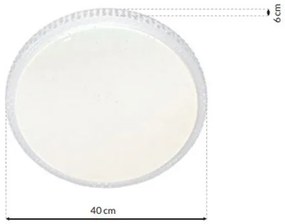 Plafoniera LED CRUZ dimmerabile con telecomando 1xLED/40W/230V 2000lm