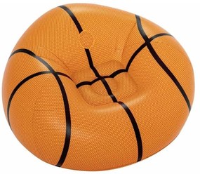 Bestway Poltrona Gonfiabile Gigante Basket 114x112x66 cm +6 Anni Interno e Giardino 75103