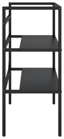 Struttura per lavabo da bagno nera 79x38x83 cm in ferro