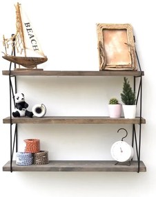 Mensola a muro 60x55 cm abete