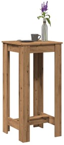 Tavolo Bar Rovere Artigianale 51x50x103,5 Cm Legno Multistrato /