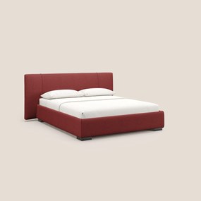 Omero letto imbottito contenitore sfoderabile in tessuto fiammato impermeabile T14 rosso