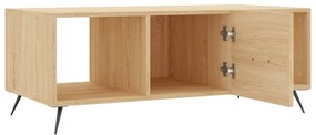 Tavolino da Salotto Rovere Sonoma 102x50x40cm Legno Multistrato