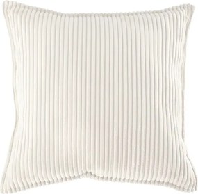 Cuscino per divano da bambini color crema con rivestimento in velluto a coste Block – Wigiwama