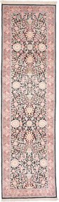 Cashmere Silk Tappeto 300 x 80 (Indian) Annodato A Mano