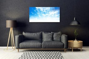 Quadro in vetro acrilico Cielo, nuvole, paesaggio 100x50 cm