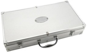 Grilling utensils acciaio inossidabile with a case 18 pz