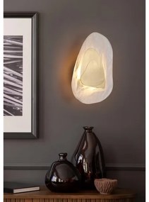 Searchlight 32983PB - Applique da parete LED DESTINY LED/8W/230V bianca