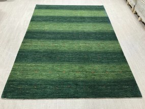 Loribaft Tappeto 350x250 Verde (Iran) Annodato A Mano