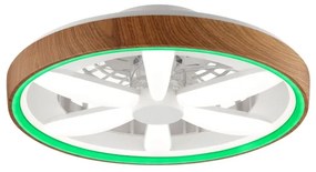Brilliant - LED RGBW Ventilatore a soffitto dimmerabile GAIANO LED/24W/230V + +TC