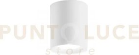 Plafoniera town bianca tonda 1 luce attacco gu10 8x10cm
