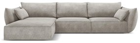 Divano angolare grigio chiaro (angolo sinistro) Vanda - Mazzini Sofas