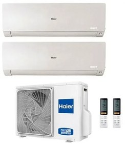 Climatizzatore Haier Dual Split Flexis Bianco 7000+12000 2U40S2SM1FA R-32 a++/a+ 7+12