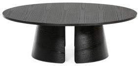 Tavolino nero , ø 110 cm Cep - Teulat