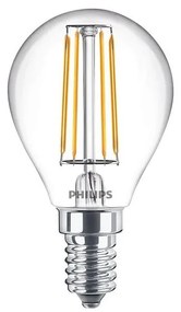 Lampadina LED a filamento Philips E14/4,3W/230V 4000K