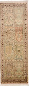 Cashmere Silk Tappeto 80x220 (Indian) Annodato A Mano