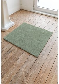 Tappeto da bagno in cotone verde Luca, 60 x 60 cm - Tiseco Home Studio