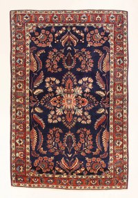 Sarouk Tappeto 200x130 (Iran) Annodato A Mano