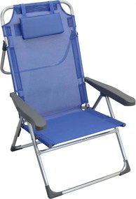 spiaggina mare prendisole pieghevole completa di cuscino cm 67 x 65 x 99 h