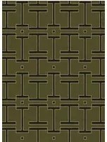 Coordonne Tapete Grid - Olive