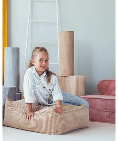 Cuscino per divano da bambini color menta con rivestimento in velluto a coste Roll – Wigiwama