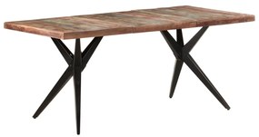 Tavolo Da Pranzo 180x90x76 Cm İn Legno Massello Di Recupero /