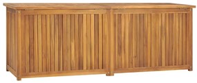 Cassa da giardino 150x50x55 cm in legno massello di teak
