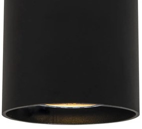 Faretto Smart nero oro con WiFi GU10 - Tubo