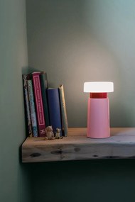 Lampada da tavolo a LED dimmerabile rosa (altezza 17,5 cm) Victoria - Remember