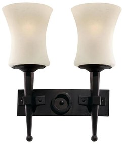 Searchlight 0812-2BK - CARTWHEEL Applique 2xE27/60W/230V