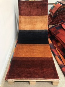 Loribaft Tappeto 210x80 Rosso (Iran) Annodato A Mano