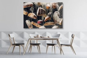 Quadro su tela – Pane appeso su corda