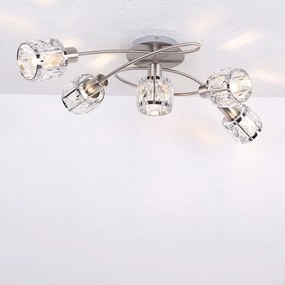Globo 54356-5 - Lampadario a plafone KRIS 5xE14/40W/230V
