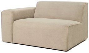 Modulo divano in velluto a coste beige (angolo sinistro) Sting - Scandic