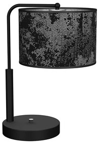 Lampada da tavolo SATINO 1xE27/60W/230V nero/grigio