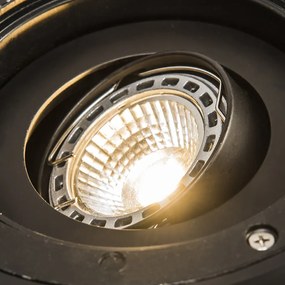 Faretto da giardino moderno in acciaio orientabile IP65 - Delux