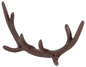 Appendiabiti da parete in metallo marrone Antlers - Esschert Design